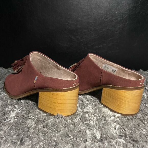 NIB TOMS Leila Tassel Mules - Picture 5 of 8